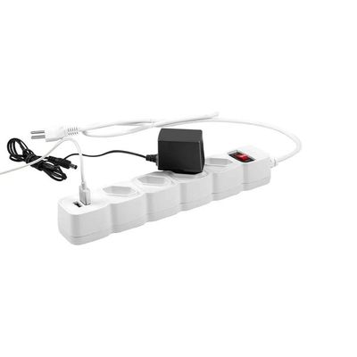 Protetor Eletronico Intelbras Epe204 4 Tomadas 2 Usb Branco
