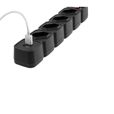 Protetor Eletrico Intelbras Epe204 4 Tomadas 2 Usb Preto