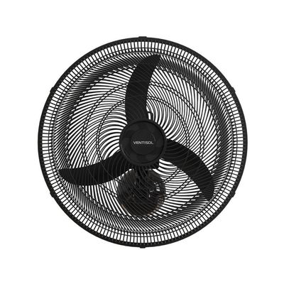 Ventilador Ventisol Parede Oscilante New 50cm Preto 110V