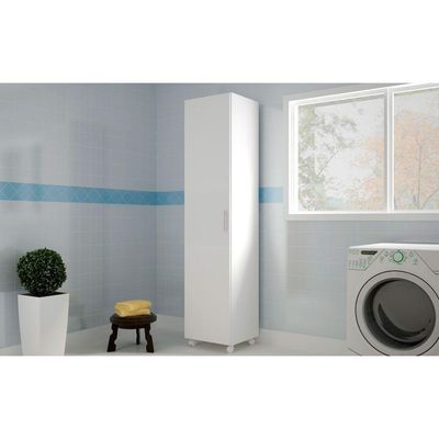 Armário Em Mdp Com 1 Porta Brv Móveis Branco