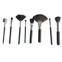 Pincel Kit 8 Peças Maquiagem Profissional Corretivo Sombra Base Make Up