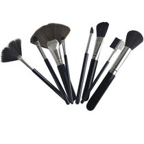 Pincel Kit 8 Peças Maquiagem Profissional Corretivo Sombra Base Make Up