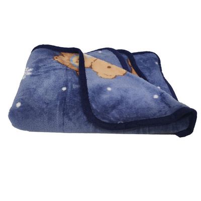 Manta Cobertor Infantil Aveludado Toque Macio Urso Mantinha