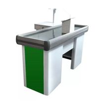 Caixa Supermercado Empacotador Verde 1,50m Check Out E Balança 30kg Urano Bivolt
