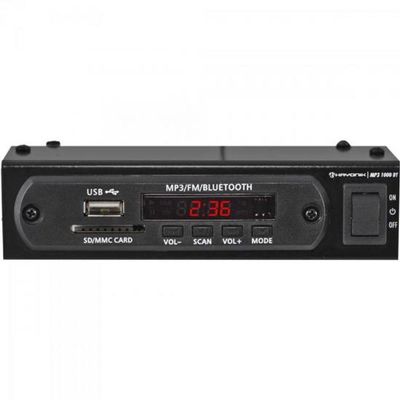 Modulo Pre Amplificador Fm/Usb/Mp3/Bluetooth 1000Bt Preto Hayonik