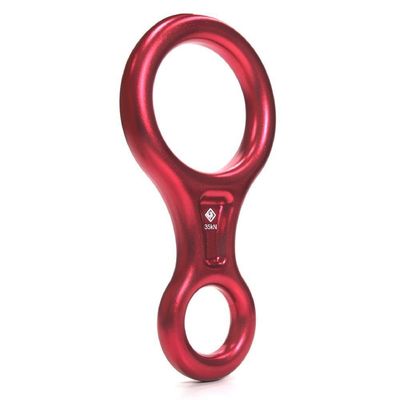 Freio Oito (8) Em Alumínio Usclimb 35kn Vermelho Uiaa