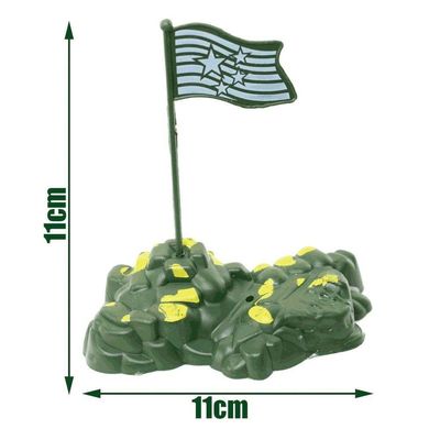 Brinquedos Miniaturas Militares Bonecos Veículos 12 Peças