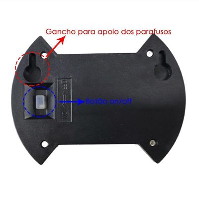 Luminaria Solar Arandela Parede Spot Balizador Kit 4 Und