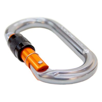 Mosquetão Usclimb Alumínio Oval Keylock Trava Rosca 22kn Ce Uiaa