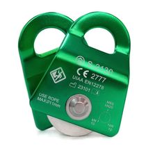 Polia Oscilante 20kn Compact Usclimb Corda De Até 11mm Ce Uiaa Verde
