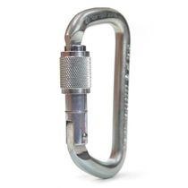 Mosquetão Aço 45kn Assimétrico D Rosca Keylock Ce En Uiaa Nbr Usclimb