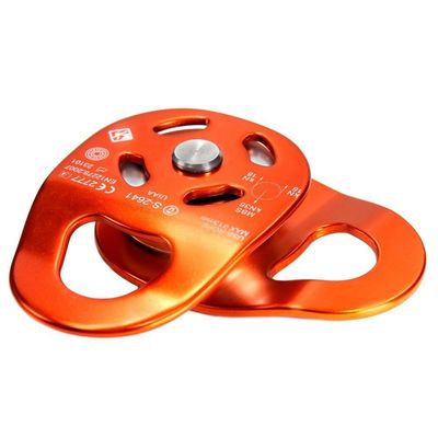 Polia Oscilante 36kn Rolamentada Usclimb Ce Uiaa Laranja