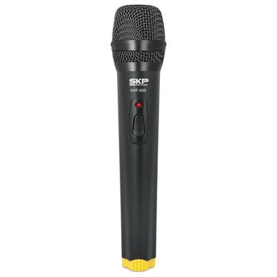 Microfone Sem Fio De Mão, Frequencia Vhf Alcance 50...