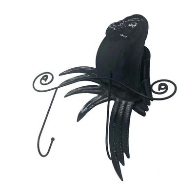 Gancho Metal Duplo Enfeite Arara Vermelha Kit 4 Uni Decoraçao Parede Sala Quarto Casa