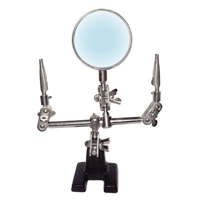 Lupa Com Suporte E Pincas C- Aumento 3x Hikari Hls10