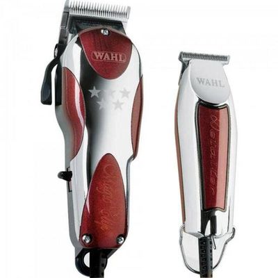 Kit De Máquina De Corte e Acabamento Wahl Magic Clip E...