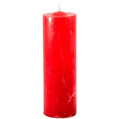 Kit 2 Velas 7 Dias Votiva Clássica Decorativa Vermelha 15cm