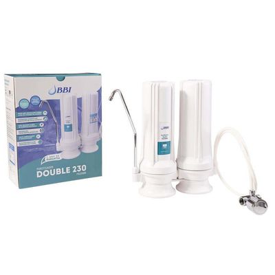 Purificador De água Bbi Double 230 Filtro Agua Multi 1500 + Reposição Refil Extra Cor Branco