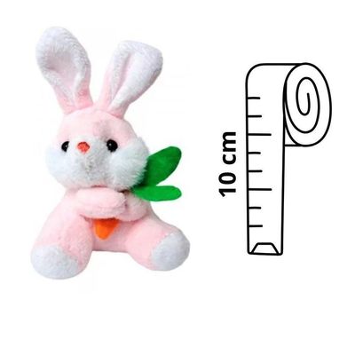 Mini Coelho C/cenoura 10cm Multiart
