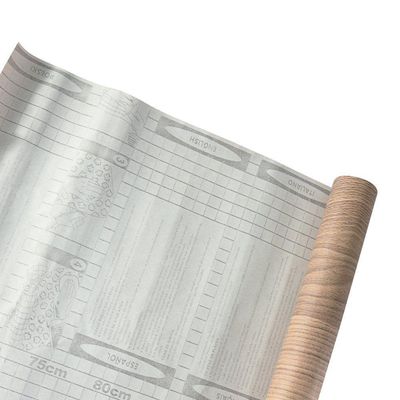 Papel De Parede 5mx45cm Pvc Madeira Escura