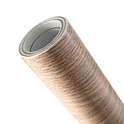 Papel De Parede 5mx45cm Pvc Madeira Escura