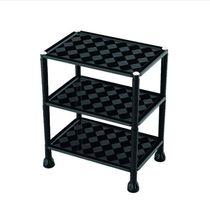 Organizador Modular 3 Andares Em Plástico Preto