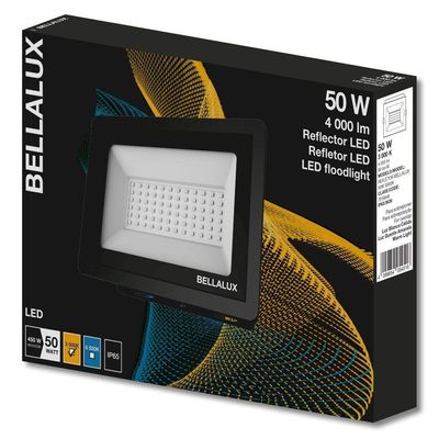 Refletor Led 50w 3000k Bellalux 50w Bivolt 3000k