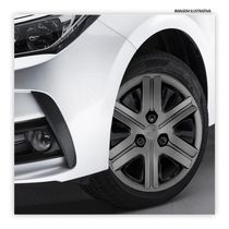 Jogo De Calota Kwid Zen 2021 A 2023 Aro 14 Cubo Padrão Grafite