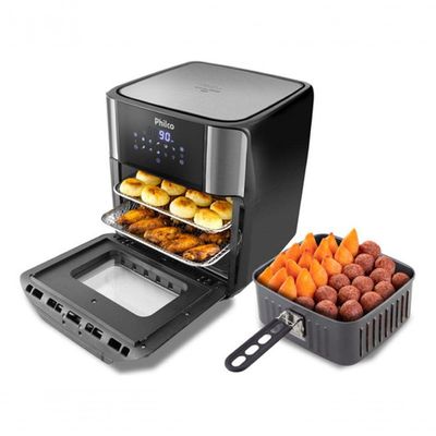 Fritadeira Air Fryer Oven Philco PFR2250V 4 Em 1 12L 1800W Preto 110V
