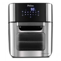 17454069888502 Fritadeira Air Fryer Oven Philco PFR2250V 4 Em 1 12L 1800W Preto 110V
