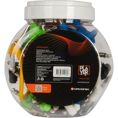 Kit Cabo Para Pedal 15cm Hayonik Sortido Com 20