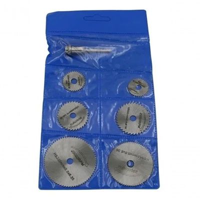 Kit 7 Peças Mini Disco Serra Circular Micro Retifica Dremel