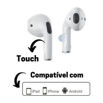 Fone De Ouvido Branco Wireless Para Samsung A14