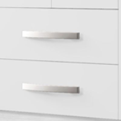 Guarda Roupa Casal Espelho 6 Portas 2 Gavetas Moden 150 Cm Branco Flex Incp