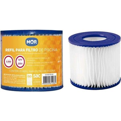 Refil Para Filtro De Piscina Mor 2.200l-hora