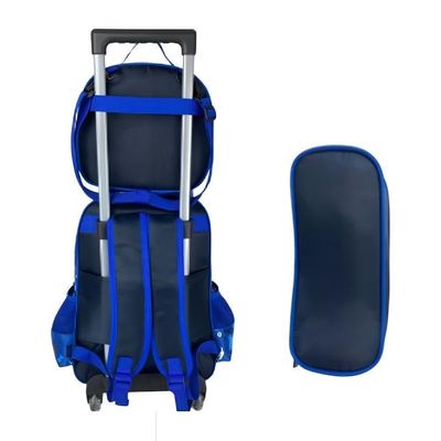Kit Mochila Infantil Com Rodinhas - Estojo E Lancheira