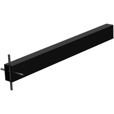 Suporte Pia Chumbar Bancada Aparador Mesa 50 Cm Preto