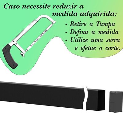 Suporte Pia Chumbar Bancada Aparador Mesa 50 Cm Preto