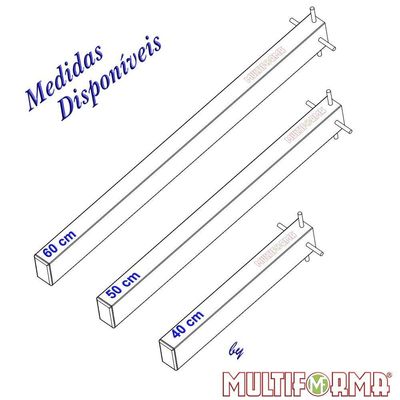 Suporte Pia Chumbar Bancada Mesa 40 Cm Branco