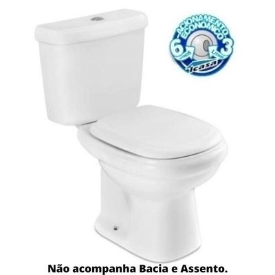 Caixa Acoplada Para Bacia Icasa Sabatini Branco