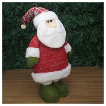 Boneco De Natal Papai Noel Em Tecido 42cm