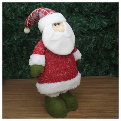 Boneco De Natal Papai Noel Em Tecido 42cm