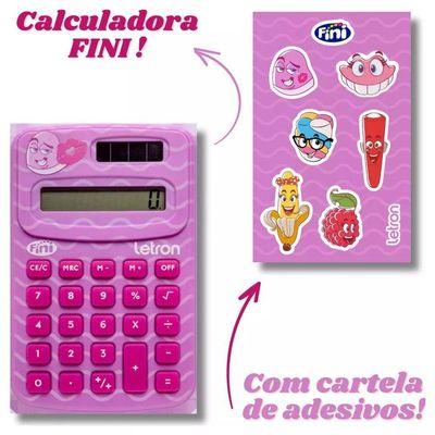 Calculadora Fini Beijinho Energia Solar E Adesivos - Letron