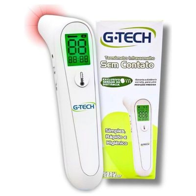 Termômetro Digital De Testa Sem Contato Infravermelho G-tech THGTSC3