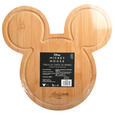 Tábua de Corte Bambu 30cm Mickey Disney