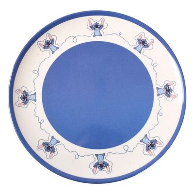 Prato Raso Fibra Bambu Stitch Disney Sortido
