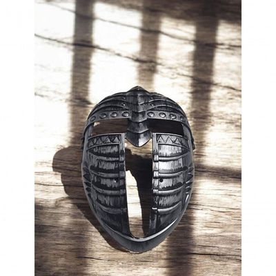 Kit Medieval Espada E Mascara Guerreiro De Combate Jr0610 Prata