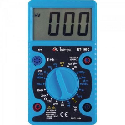 Multimetro Digital ET-1000 AZUL Minipa