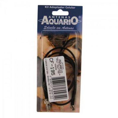Kit Adaptador Antena para Celular AIKO/KYOCERA/LG/SAMSUNG/MOTOROLA/NOKIA/PANTECH CF195 Aquario