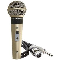 Microfone Profissional Sm58 P4* Champanhe Acompanha Cabo...